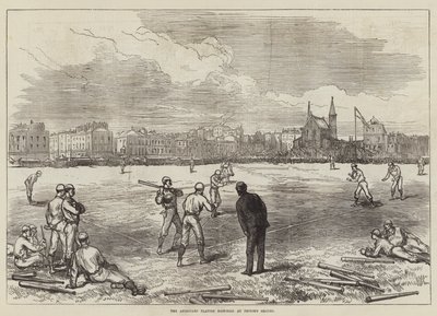 The Americans playing Base-Ball at Prince